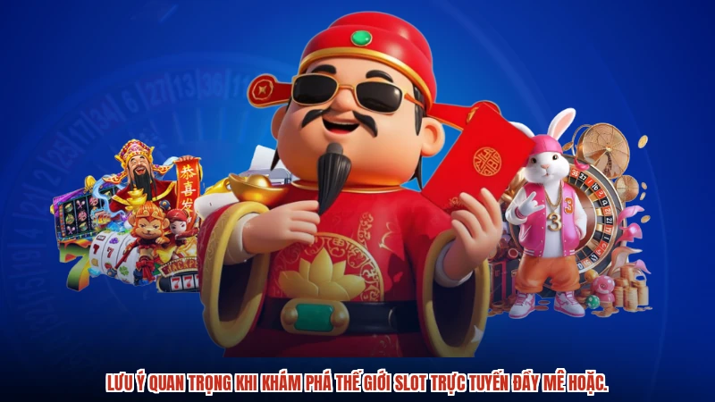Lưu ý quan trọng khi khám phá thế giới slot trực tuyến đầy mê hoặc.