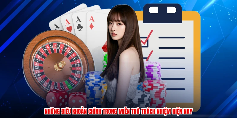 Những điều khoản chính trong miễn trừ trách nhiệm hiện nay