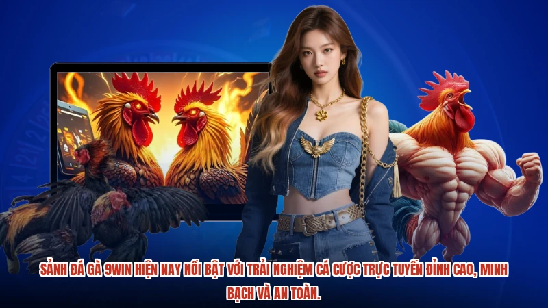 Sảnh đá gà 9WIN hiện nay nổi bật với trải nghiệm cá cược trực tuyến đỉnh cao, minh bạch và an toàn.